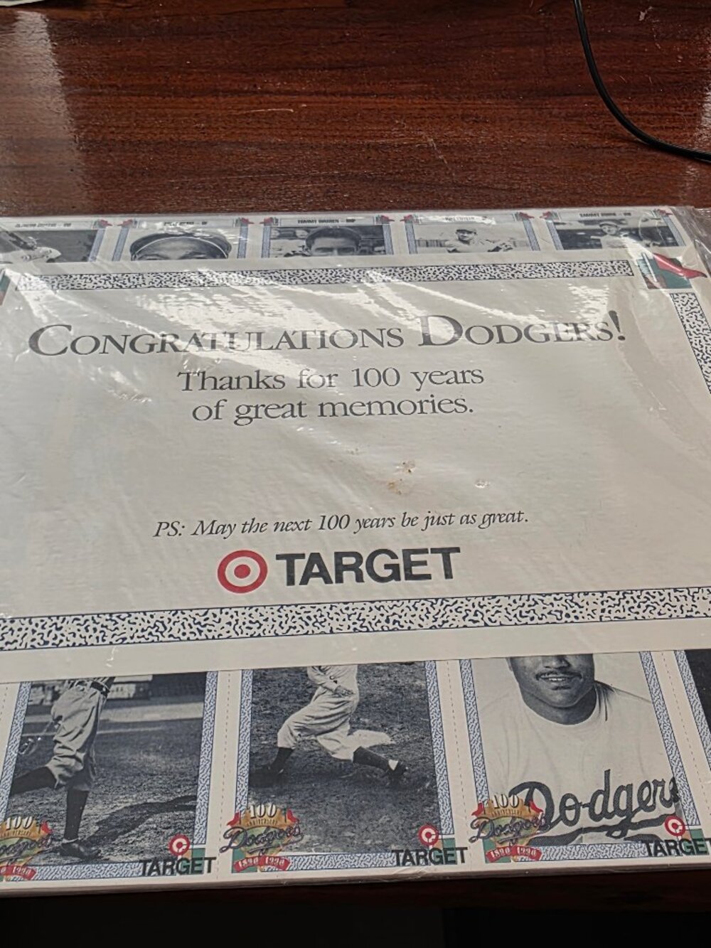 TARGET DODGERS 100 YEARS OF GREAT MEMORIES 1990 SEALED CARDS 270PCS